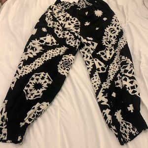 Anthropologie Patterned Joggers